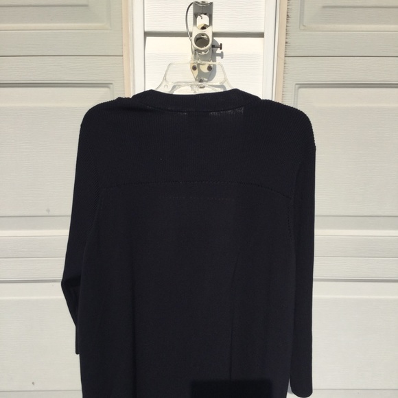 NWT Talbots Navy Blue Fly-Away Cardigan Sweater - Picture 4 of 5